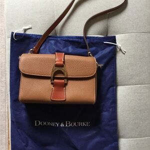 Dooney & Bourke Tan Leather Crossbody Bag
